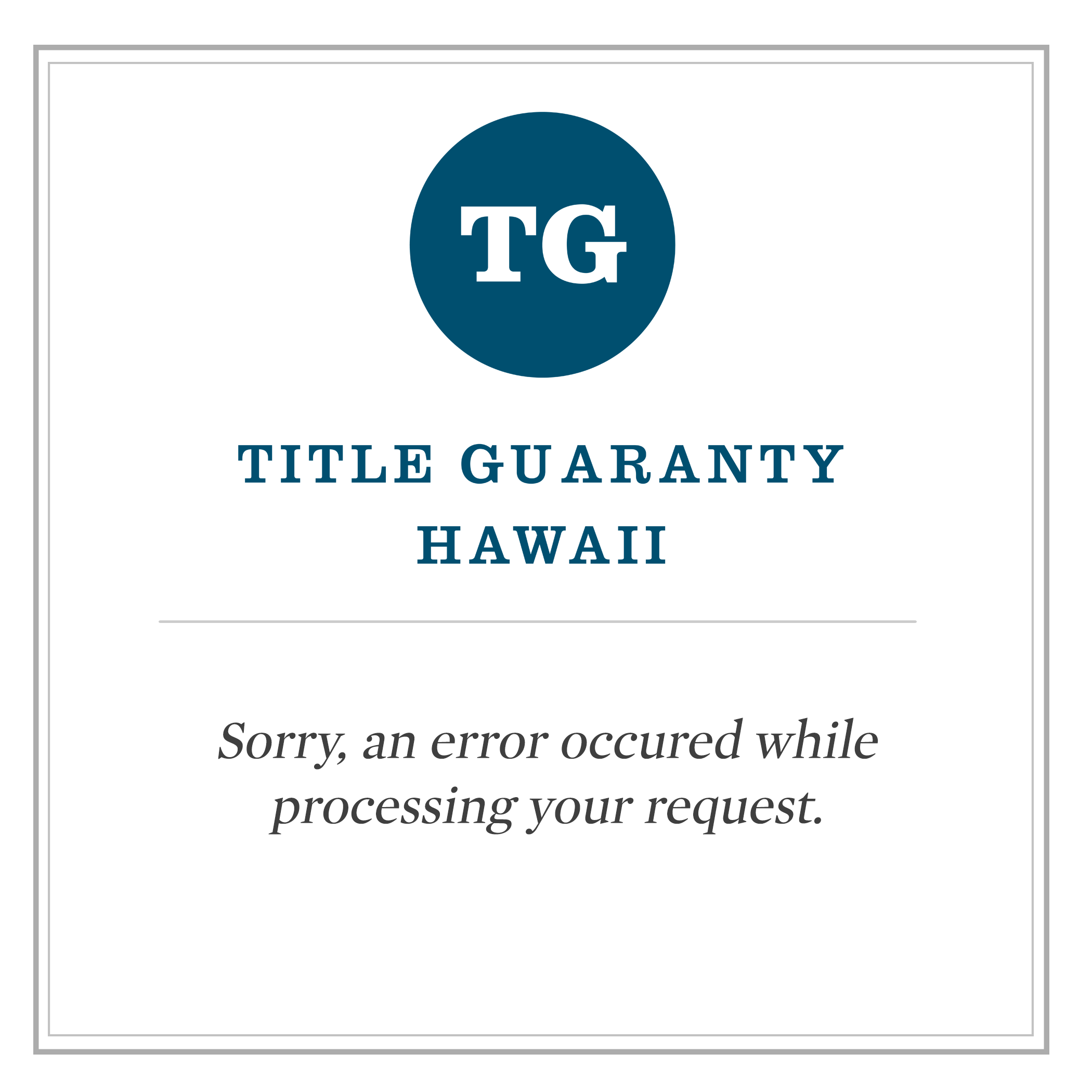 Title Guaranty of Hawaii